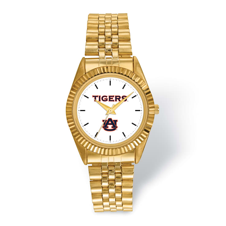 LogoArt Auburn University Pro Gold-tone Gents Watch