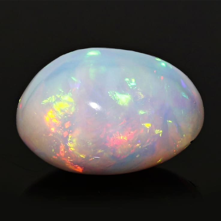 Ethiopian Opal 16.8x14.6mm Pear Shape Cabochon 11.57ct