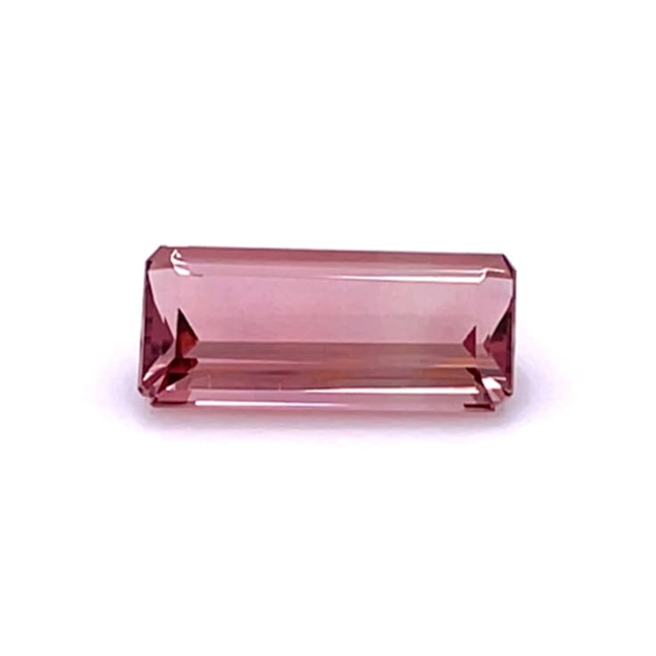 Pink Pastel Tourmaline 13.9x6.26mm Emerald Cut 3.42ct