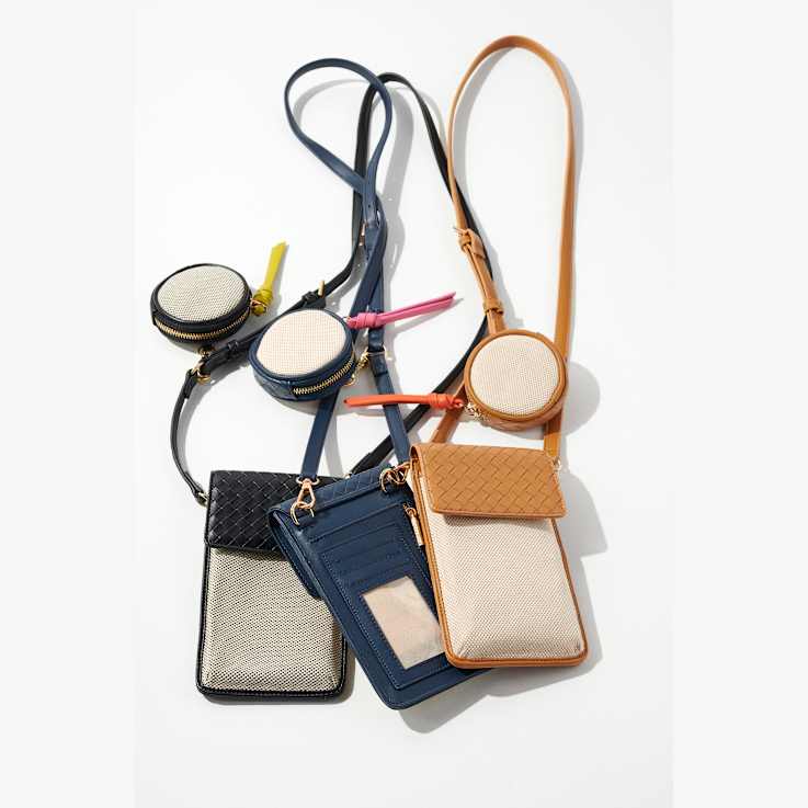 Shiraleah Frankie Phone Holder, Navy