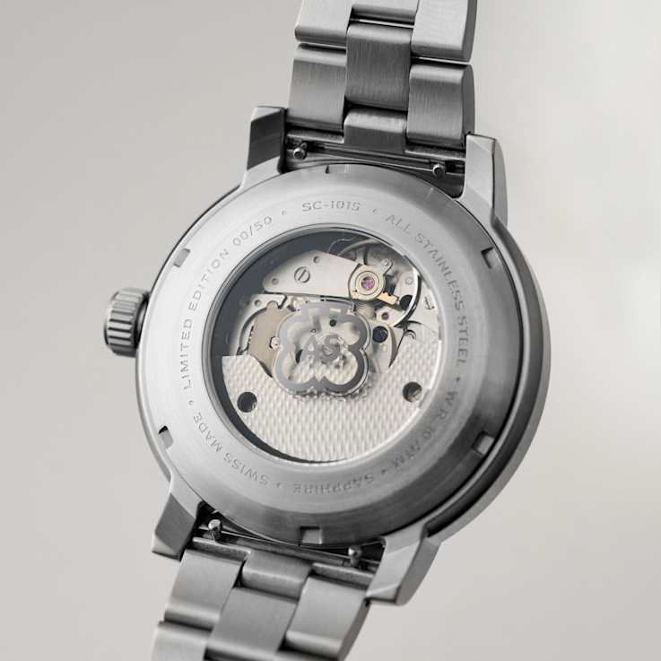 Schild Heinrich Minimal Swiss Silver Dial White Stainless Steel Band
Automatic Limited Edition Watch