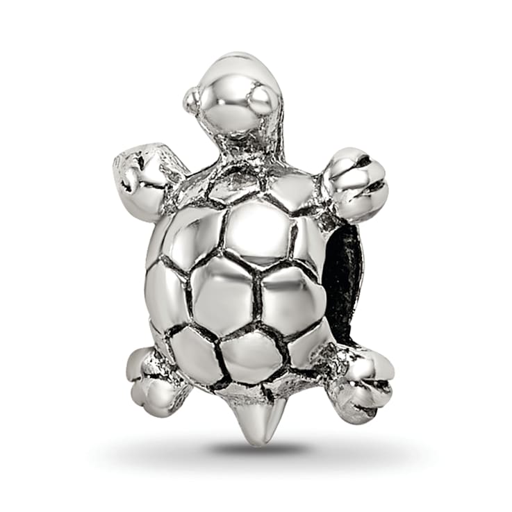 Sterling Silver Turtle Bead