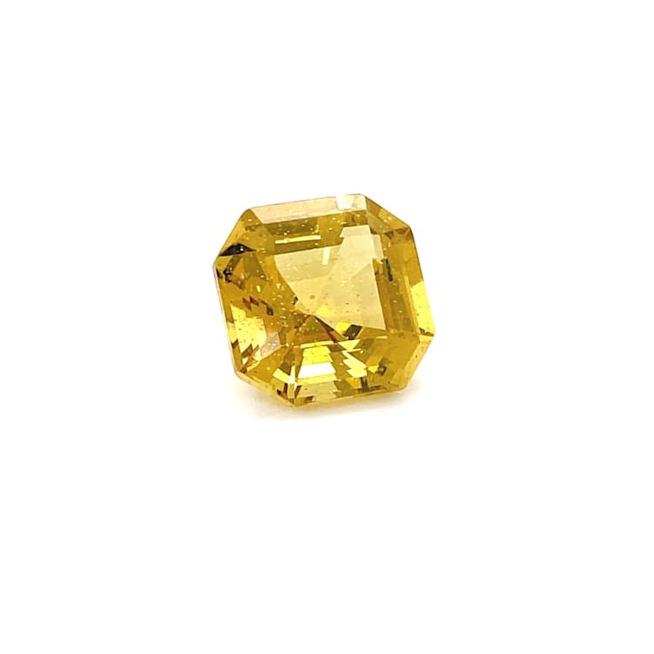 Canary Apatite 15mm Asscher Cut 14.03ct