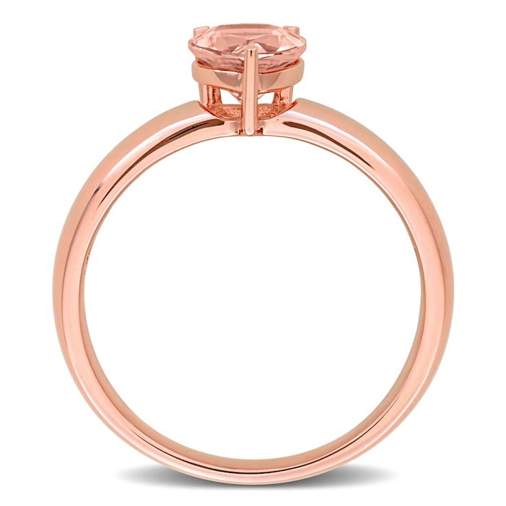 Morganite 14K Rose Gold Ring 1.00ctw