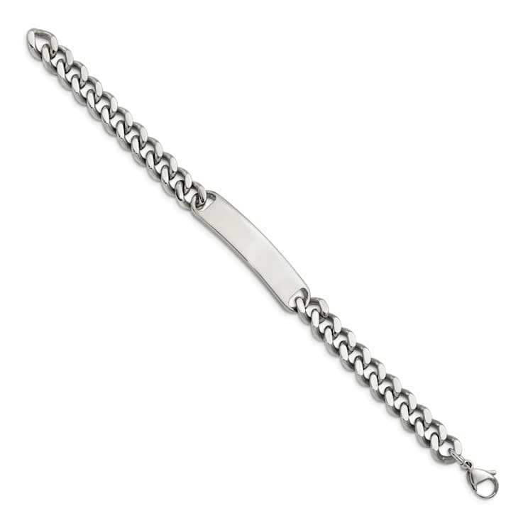 Stainless Steel Polished 8.5 Inch ID Bracelet