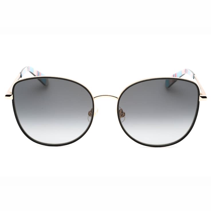 Kate Spade MARYAM Gold Cat Eye Frames / Dark Gray Lenses Sunglasses