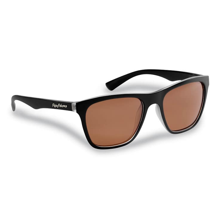 Flying Fisherman Fowey Polarized Sunglasses Crystal Matte Black
Frame/Copper Lens
