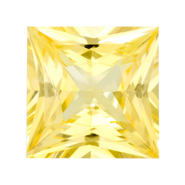 Yellow sapphire princess cut new arrivals