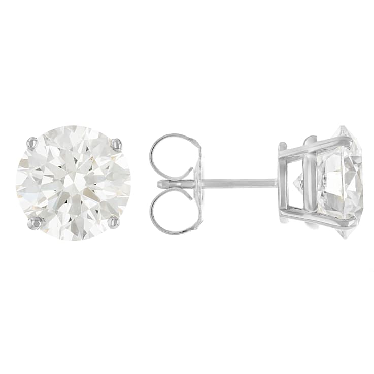 Lab-Grown Diamond Stud Earrings In 14K White Gold 5.00ctw
