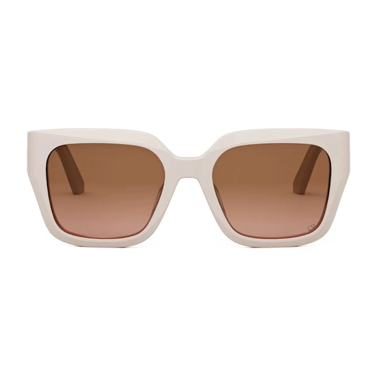 Dior Montaigne S10F Beige Pink Frame with Gold Hinges / Brown Pink
Gradient Lenses Sunglasses