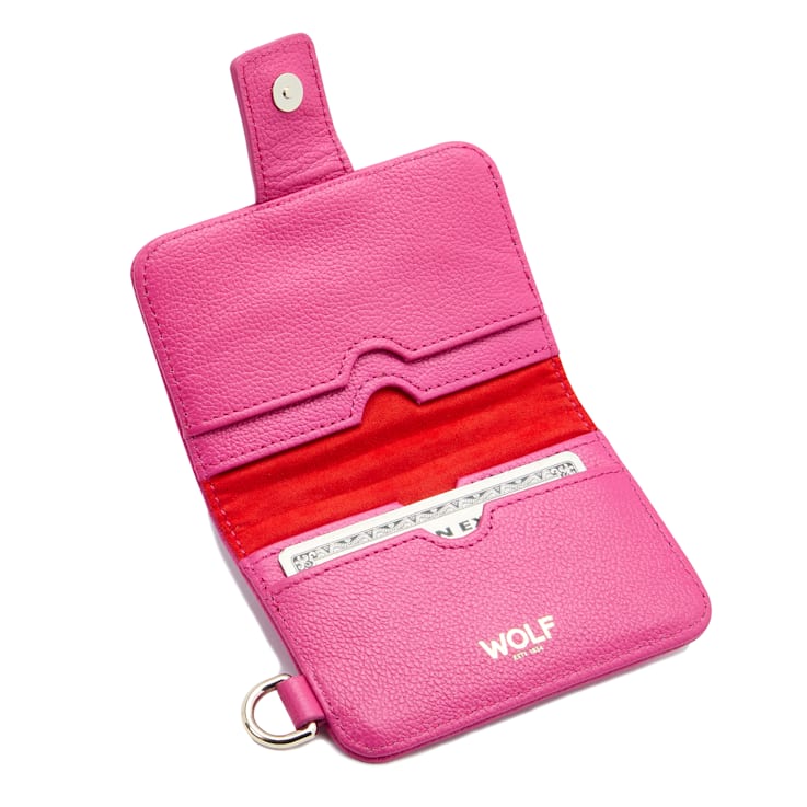 Mimi Pink Credit Card Holder with Wristlet
