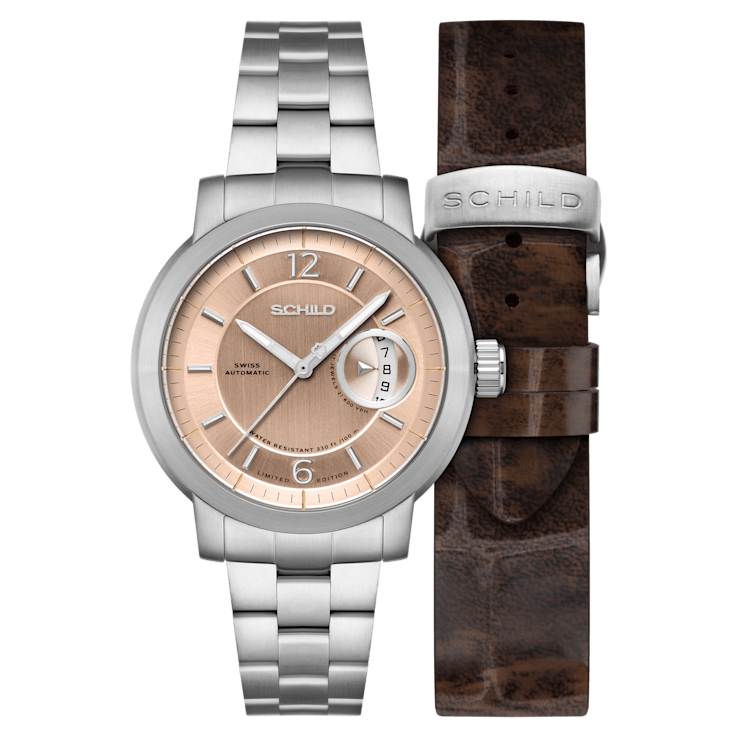 Schild Heinrich Minimal Swiss White Bezel White Stainless Steel Band
Automatic Limited Edition Watch