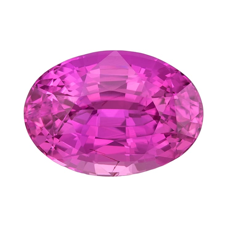 Pink Sapphire Loose Gemstone 7.5x5.3mm Oval 1.4ct