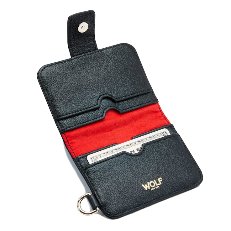 Mimi Black Credit Card Holder with Wristlet