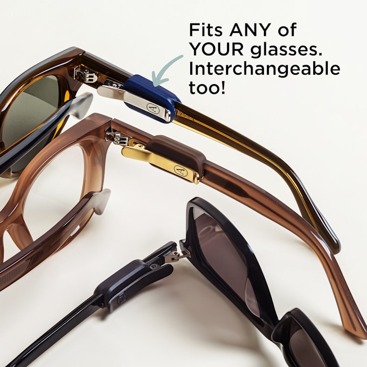 Altaché 14K Gold Over Stainless Steel Eyewear Clip