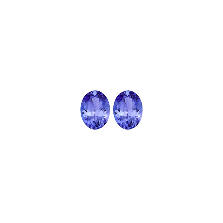 Tanzanite 7x5mm Oval Matched Pair 1.36ctw