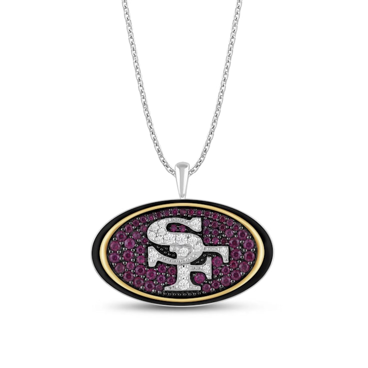 True Fans San Francisco 49ers Pendant With 18" Chain