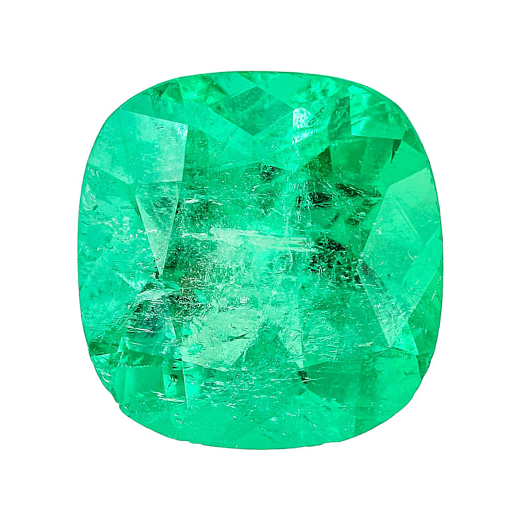 Colombian Emerald 10.0x9.5mm Cushion 3.36ct