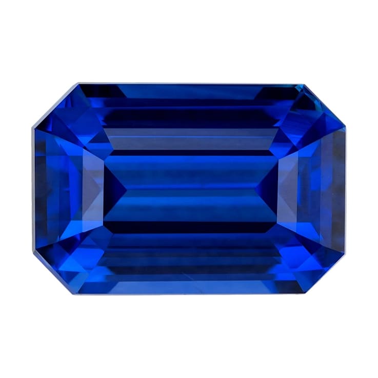 Sapphire Loose Gemstone 10x6.75mm Emerald Cut 4.02ct