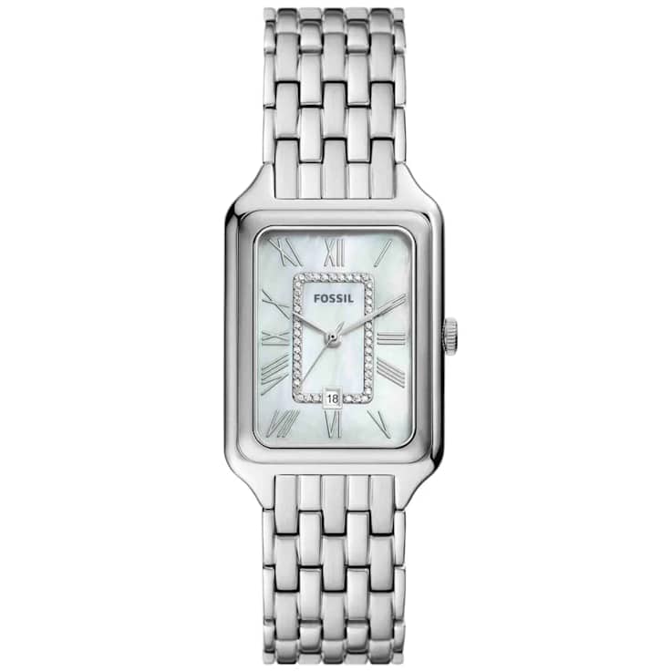Fossil Raquel 26mm Mother of Pearl Dial Stainless Steel Watch
