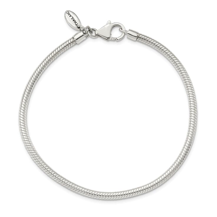 Sterling Silver Reflections Lobster Clasp Bead Bracelet