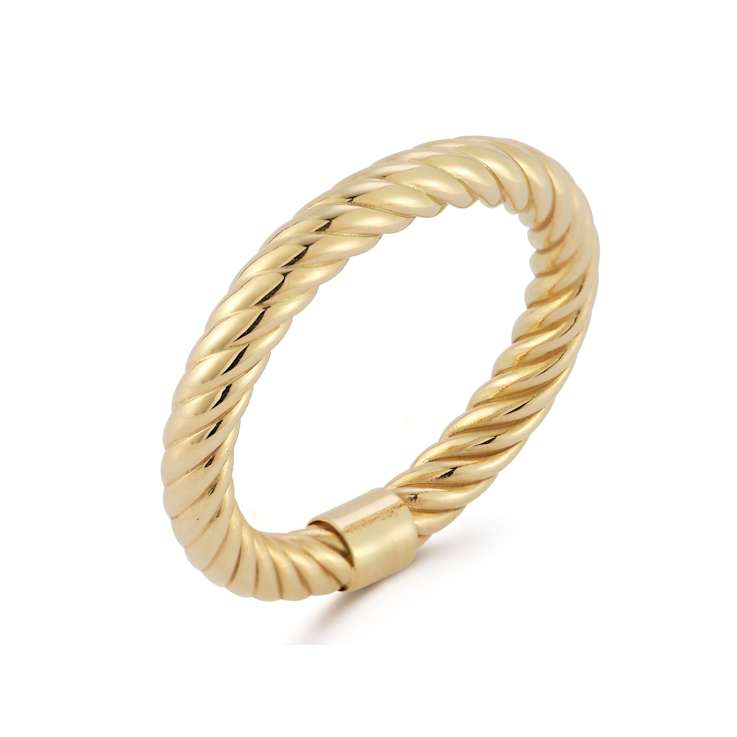 Bellissima Gold 14K Yellow Gold Bold Twist Ring