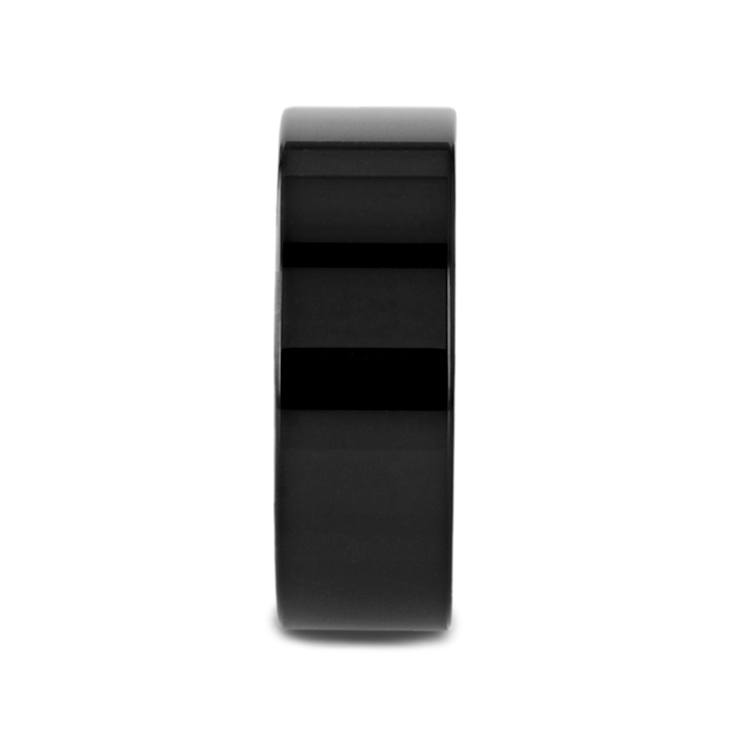 MORPHEUS Flat Black Tungsten Ring 8mm