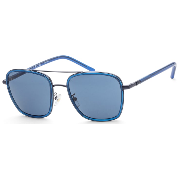 Tory burch clearance blue aviator sunglasses