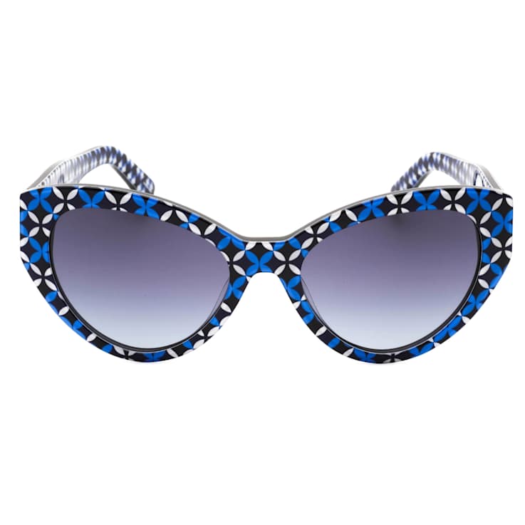 Kate Spade PAISLEIGH Blue Cat Eye Frame / Dark Gray Lenses Sunglasses