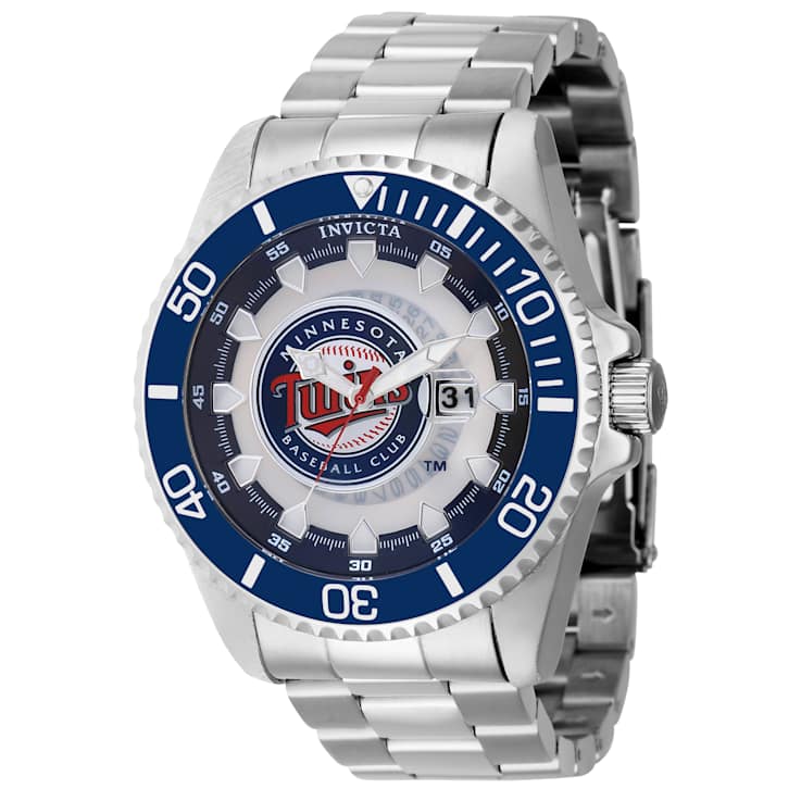 Invicta MLB 47mm Red, White, White, Blue Dial Stainless Steel Band
Quartz Watch