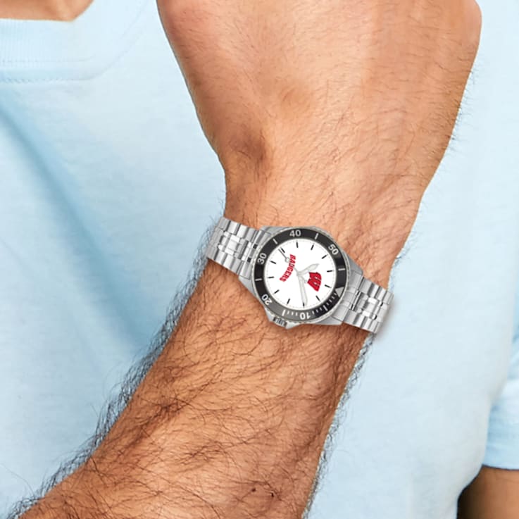 LogoArt University of Wisconsin Champion Gents Watch