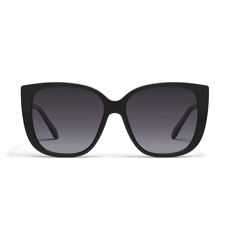 Quay Ever After Black Square Frame / Smoke Lenses Sunglasses