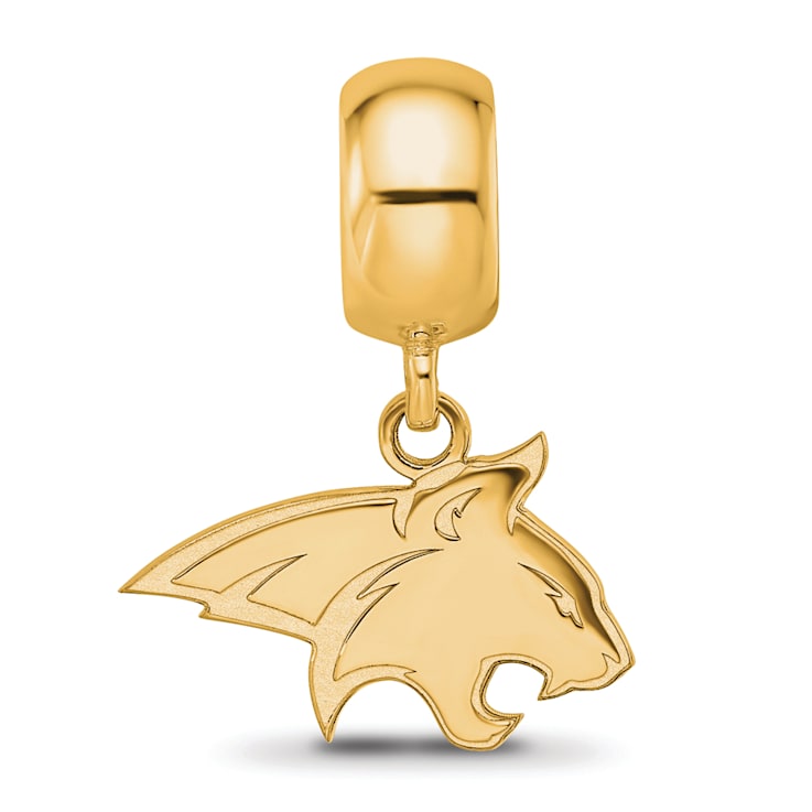 14K Yellow Gold Over Sterling Silver LogoArt Montana State University
Small Dangle Bead