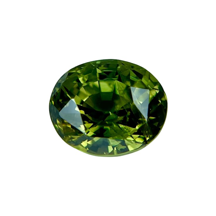 Green Sapphire Unheated 7.88x6.8mm Oval 2.69ct