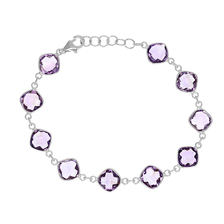 Amethyst bracelet silver hotsell