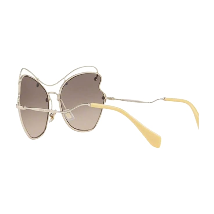 Miu Miu Pale Gold Frame / Light Brown and Gray Gradient Lenses