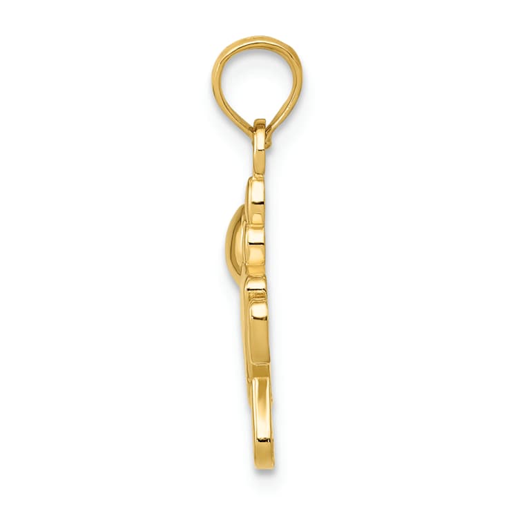 10K Yellow Gold Little Girl Charm