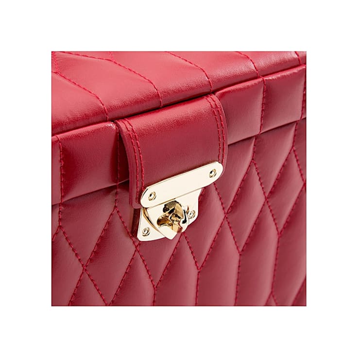 Caroline Large Jewelry Box Red By Wolf