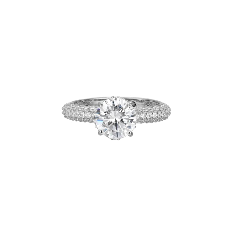 White Cubic Zirconia Platineve Ring 4.05ctw