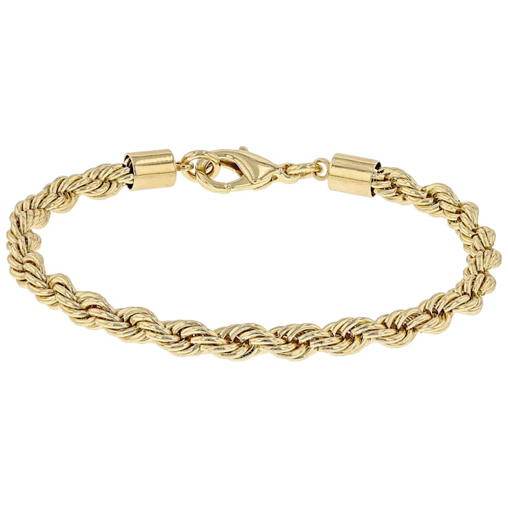 Set of 3 Gold-Tone Chain Bracelets