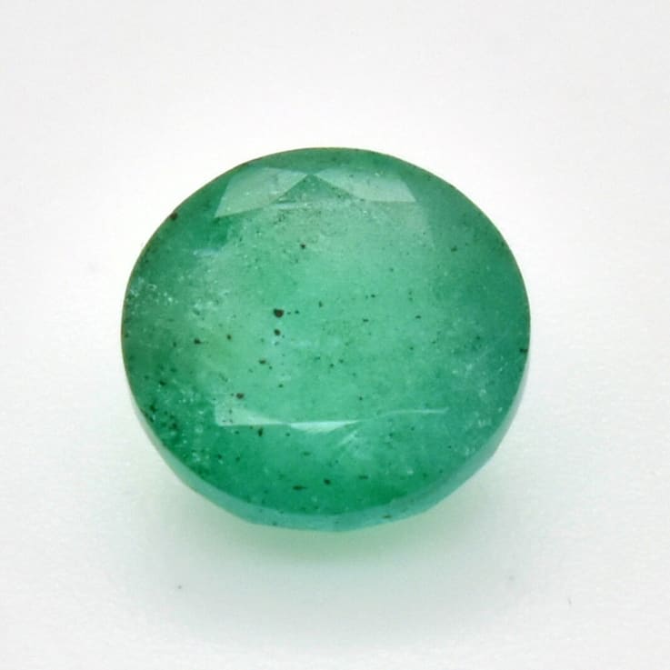 Zambian Emerald 6.2mm Round 0.96ct