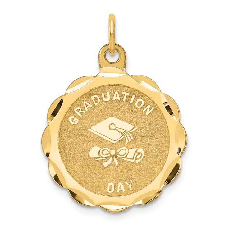 14K Yellow Gold GRADUATION DAY Charm