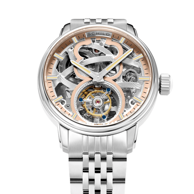 Schild Maximillian Tourbillon Beige Dial White Stainless Steel Band
Limited Edition Watch