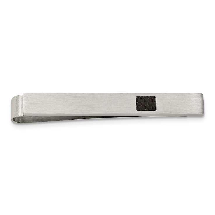 Stainless Steel Brushed Black Carbon Fiber Inlay 4-piece Boxed Set