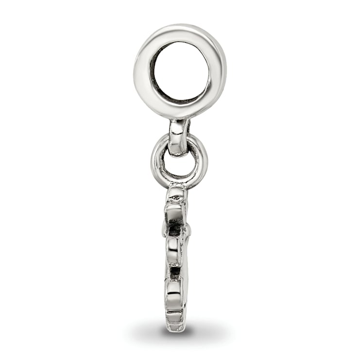 Sterling Silver Fan Dangle Bead