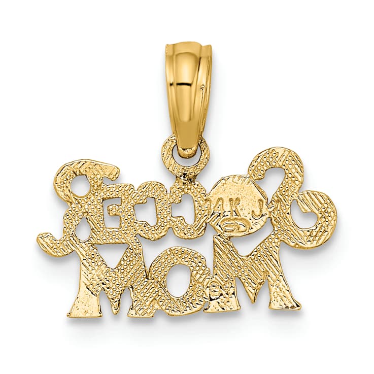 10K Yellow Gold Soccer Mom Charm