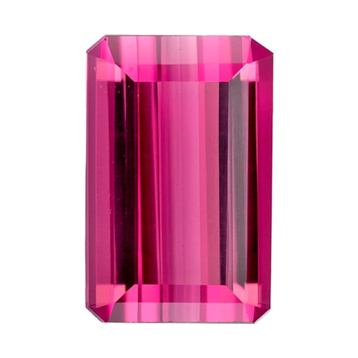 Pink Tourmaline 9.2x6mm Emerald Cut 2.1ct
