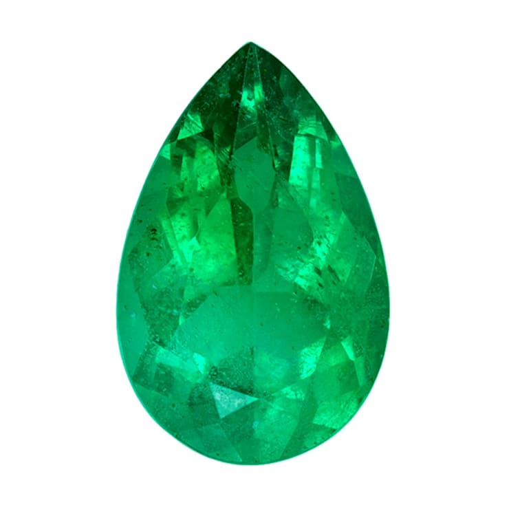Brazilian Emerald 7.7v5mm Pear Shape 0.71ct