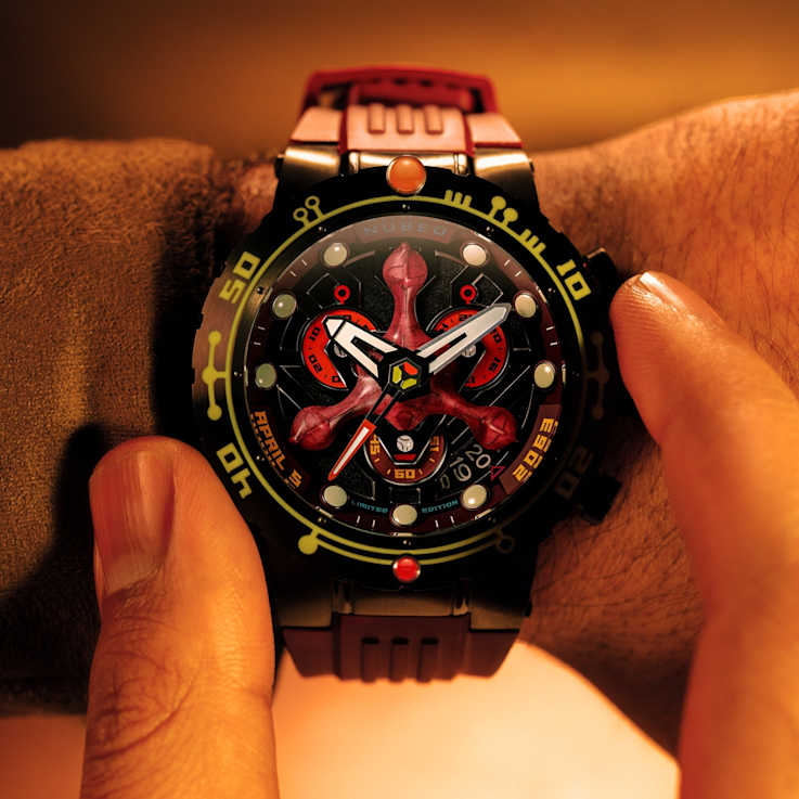 Nubeo Opportunity Chronograph Star Trek First Contact Day Black Dial
Limited Edition Watch