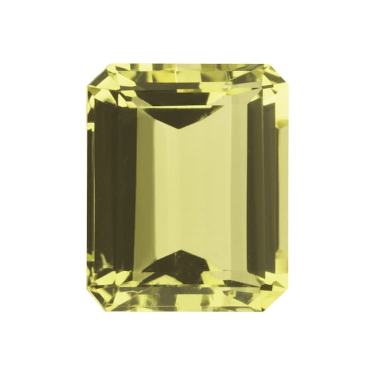 Lemon Quartz 14x12mm Emerald Cut 8.9ct